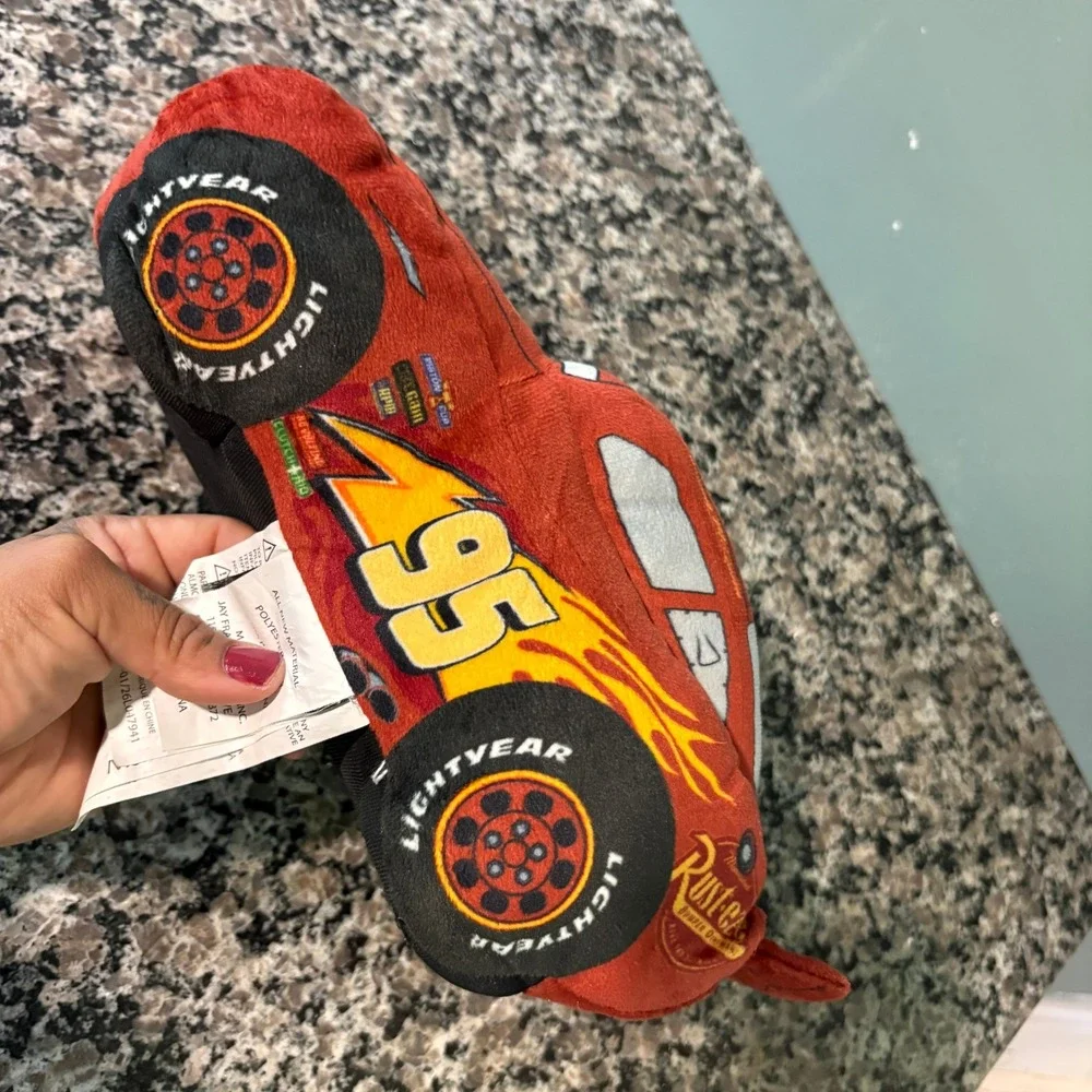 Cars Lightning McQueen Plush Pillow Buddy Red Race Car 95 Jay Franco